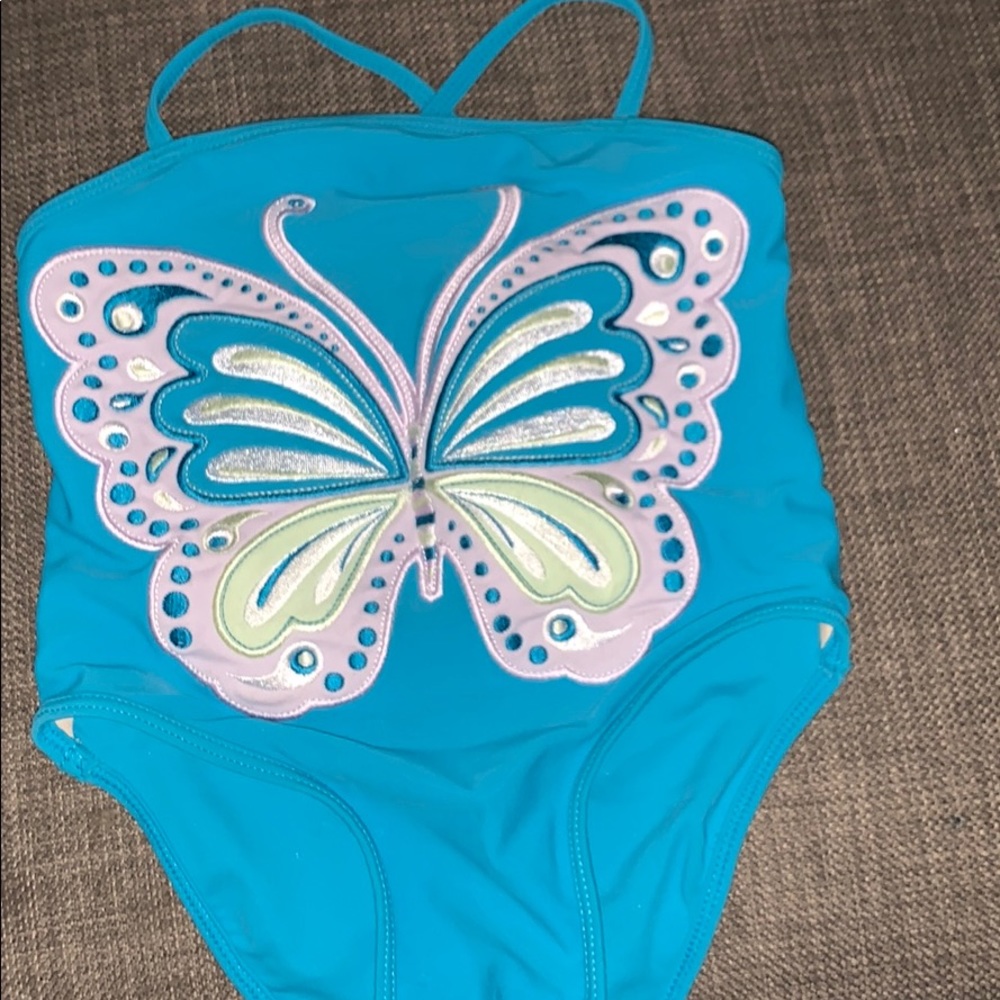 Blue toddler swimming Suit